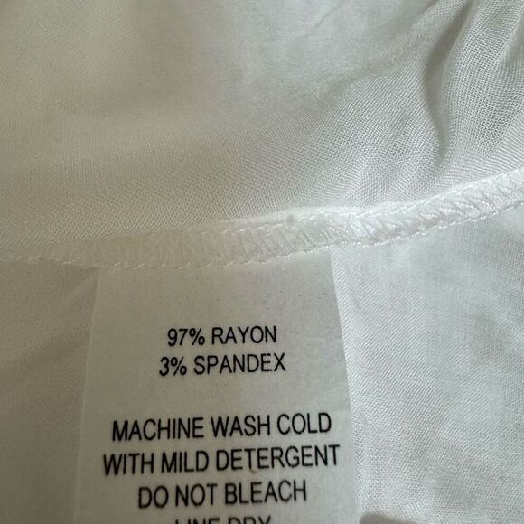 Velvet Heart white sleeveless tops Blouses size XL NWOT - Picture 7 of 7